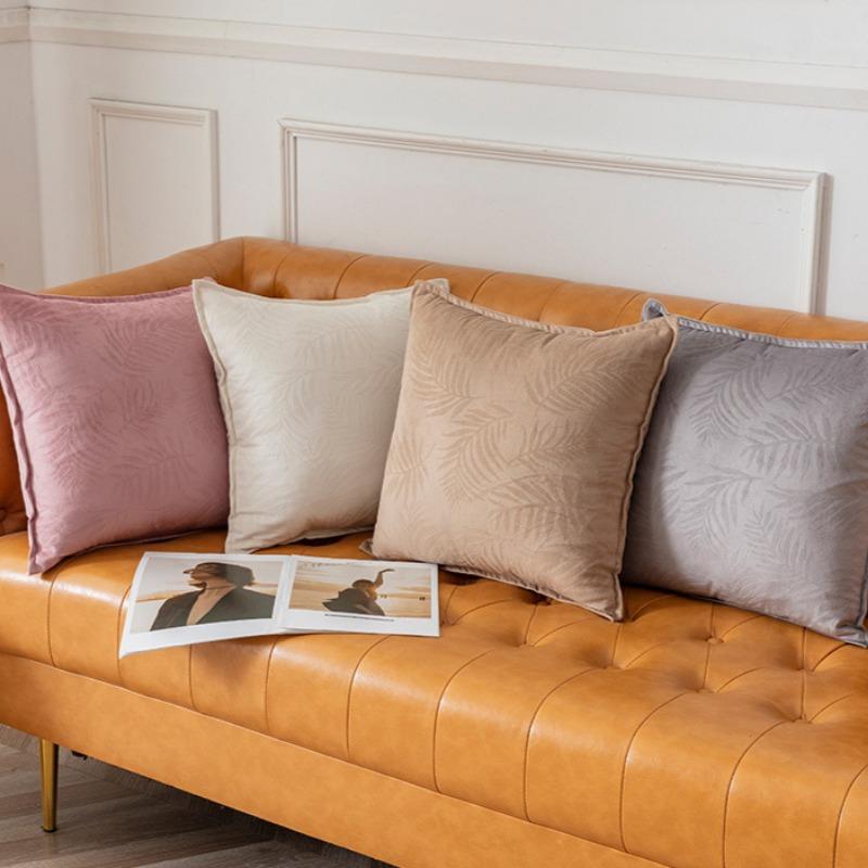 Скандинавский стиль Ins Solid Modern Simple Cushion Резной край Цветочный Гостиная Спальня Диван Весна Осень Нежный Удобный
