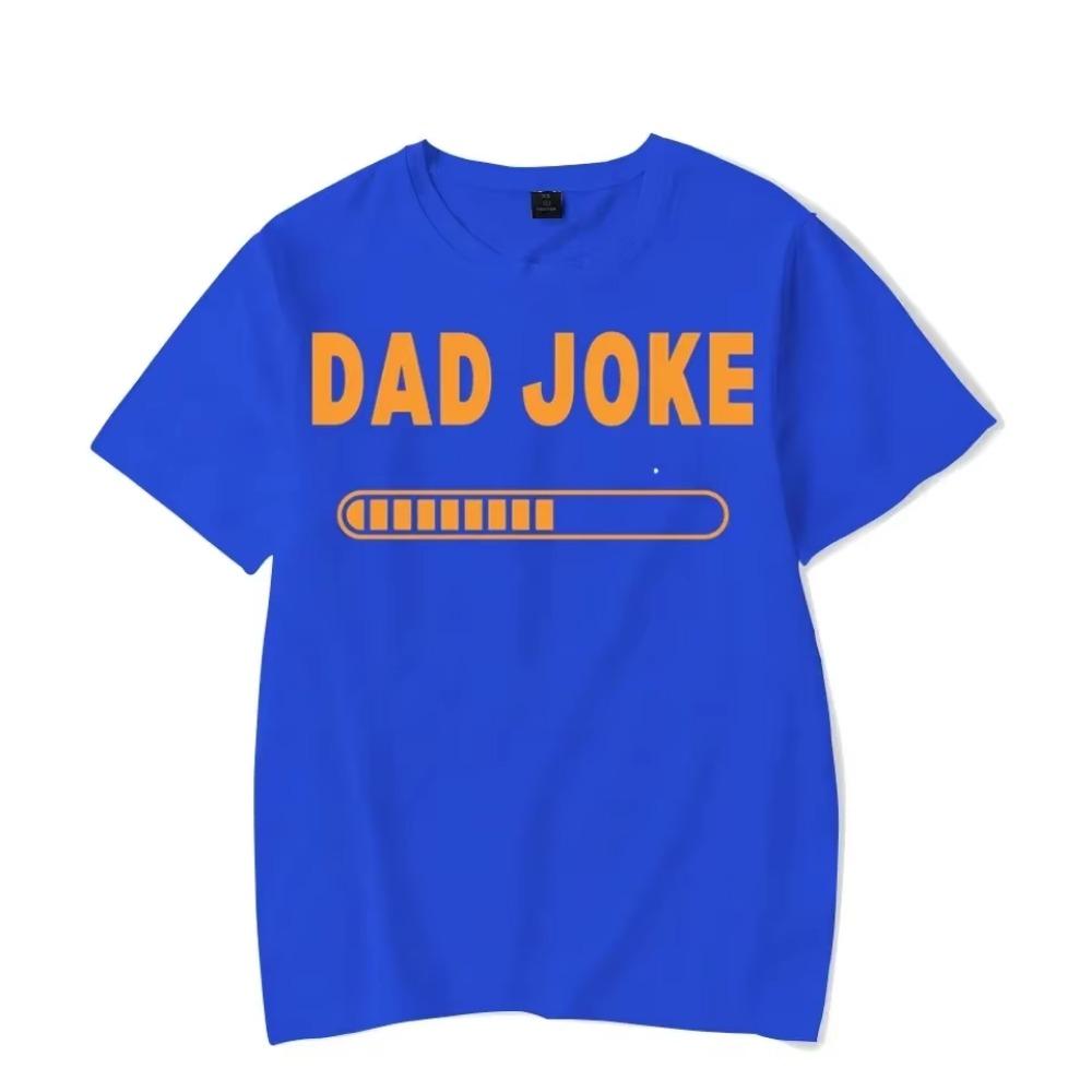 Мужская футболка Летняя шутка про папу Загрузка графики Печать Мужские смешные топы с коротким рукавом Модная футболка Футболка большого размера Мужская одежда