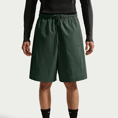 Мужские брюки Nike Dri Fit с быстрым высыханием, мужские, зелено-камуфляжные/черные, умеренные