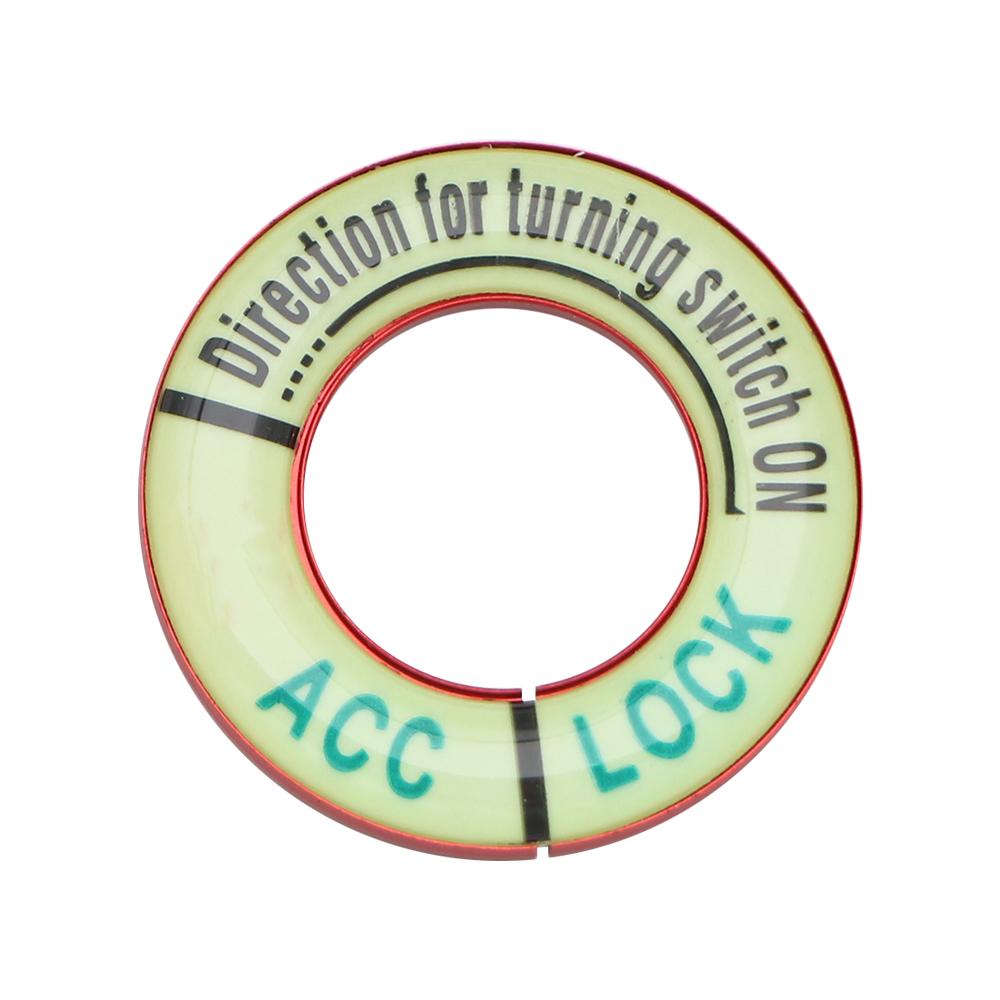 Aluminium Alloy Car Ignition Start Button Key Ring Cover Trim Sticker for Peugeot 2008 308 301 307 408 508 407 3008 Accessories