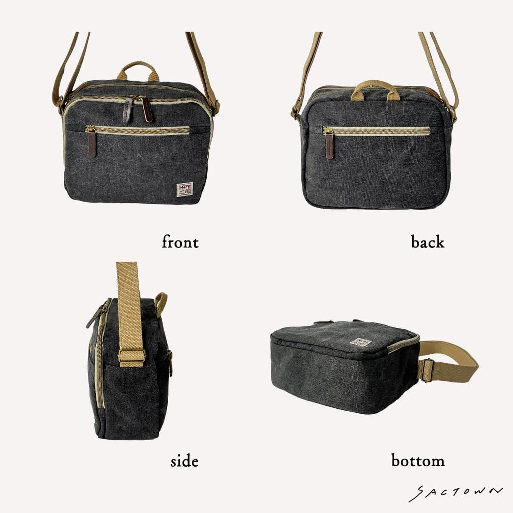 Сумка через плечо Hanpu Koubou, маленькая, легкая, кроссбоди, 10 шт., холст 3X05, темно-синяя, для женщин и мужчин, №