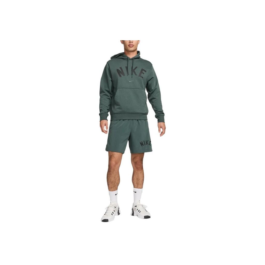 Nike Свитшот с капюшоном и длинным рукавом с логотипом Мужские свитшоты Зеленые FV9920-338