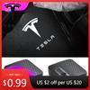 Автомобильная наклейка 2025 Новая Tesla 1/2 шт. Проектор на дверь автомобиля Светодиодные приветственные огни Декор для Tesla 3 S X Y Roadster Invader Coil Mod WYE Bon