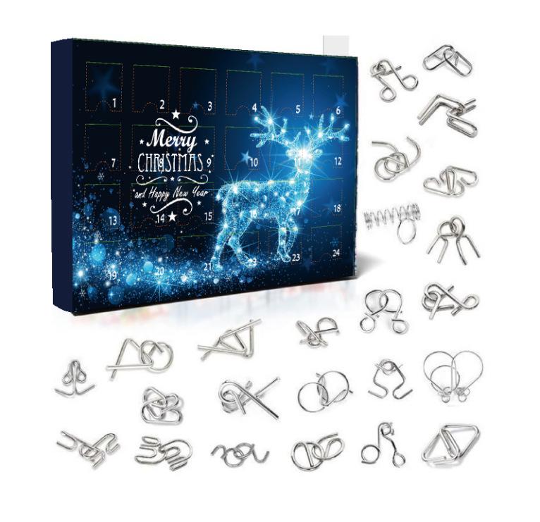 Рождественский адвент-календарь Pokémon 2025: Коробка-сюрприз «Покемоны», 24 штуки