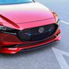 Наклейка на переднюю решетку автомобиля, защитная полоса для решетки радиатора Mazda 3 Axela BP 2019 2020 2024, аксессуары для модификации