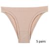 Sports Girls Underwear Thong Women Seamless Sexy Fitness Sports T-word Panties Cotton File Girls Solid Color Mid-waist Large Size T Pants
