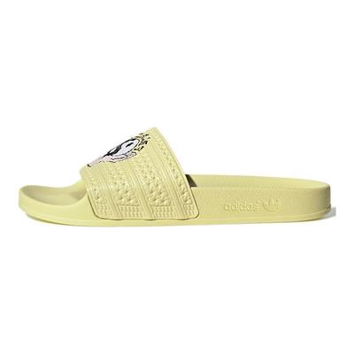 Palace x Слайды Велнес Мужские Кроссовки Желтый Белый Черный GZ3230