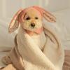 Dog Hat Autumn Winter Windproof Warmth Cover Cute Rabbit Ears Knitted Pet Cap Pink Ins Dogs Headwear New  Kitten Puppy Earmuffs