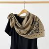 Breathable Cashew Nut Print Silk Scarf Korean Style Square Handkerchief Small Scarves  Beach