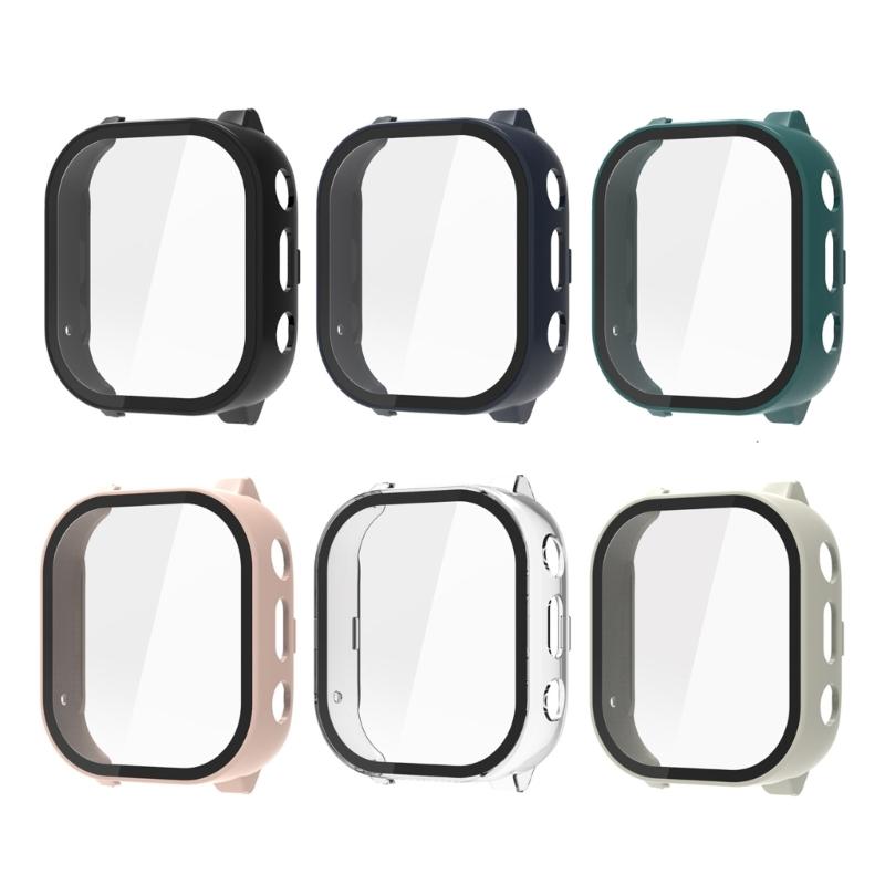 Защитное стекло с полной защитой для экрана Smartwatch, закаленное стекло + ПК, жесткий чехол-кейс, для использования в помещении и на улице, для JrTrack 3