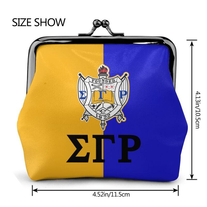 Sigma Gamma Rho 1922 SGR Принт Мини Кожаный Кошелек Кошелек для Мелочи с Защелкой-Застежкой Кошелек для Женщин Подарки