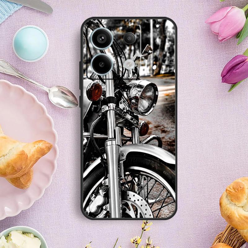 Чехол для двигателя, мотора, мотоцикла для Xiaomi Redmi Note 15 Pro Plus 10 11 12 13 14 Pro Чехол для Redmi 14C 15C 12C 10C 13C