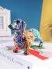 Акварельная скульптура таксы, фигурка животного из смолы, декоративные аксессуары для дома в спальню, гостиную и кабинет