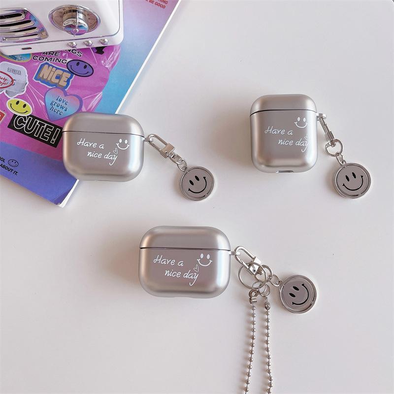 Niche English smiley face for AirPods pro1 generation protective case 1 generation pro1 generation apple bluetooth headset case