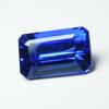 Natural Blue Tanzanite Loose Gemstone Untreated Emerala Cut 7 ct Certifide for Jewelry Designs
