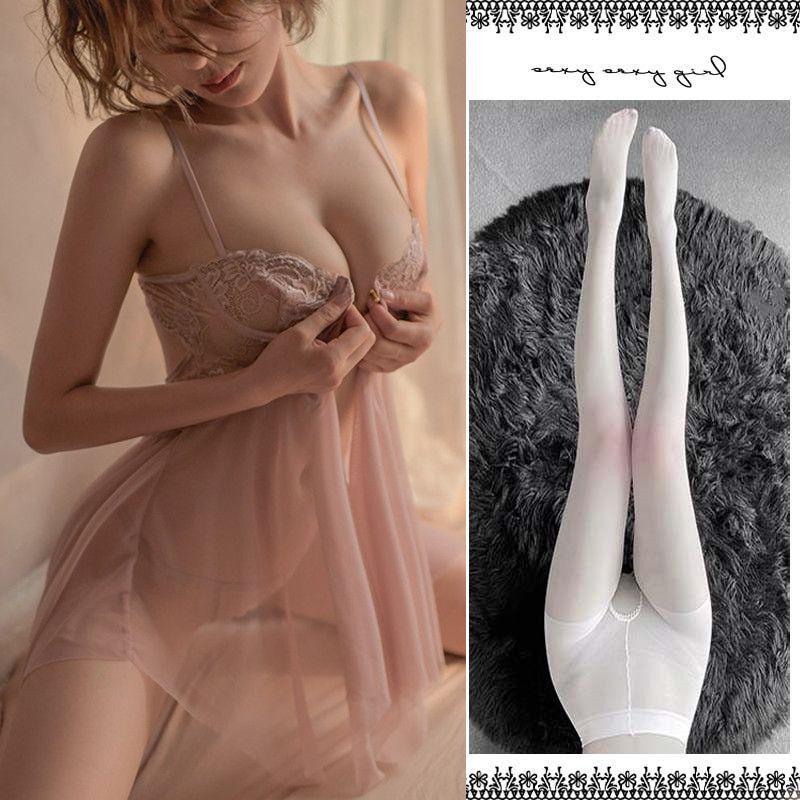 Elegant Plus Size Lace Camisole Nightgown - Women's Flirtatious Summer Lingerie.