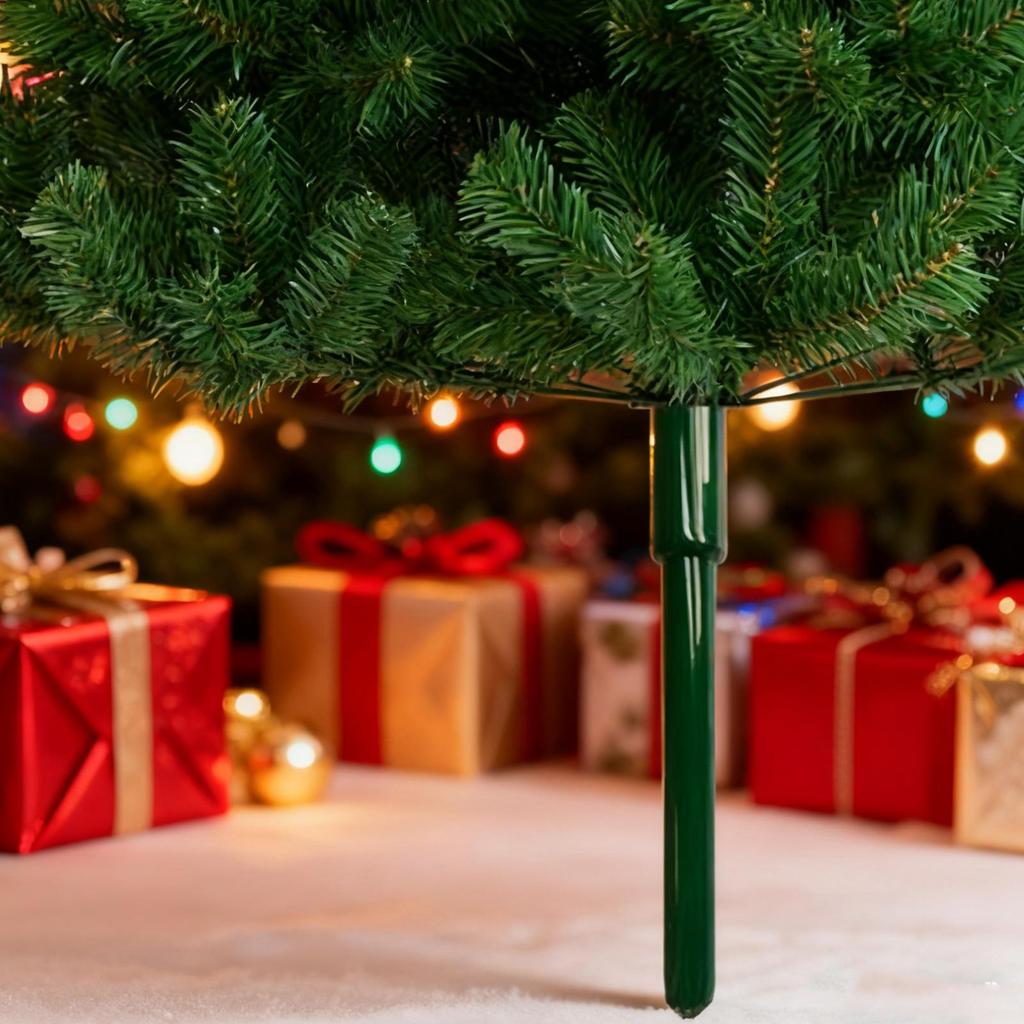 Искусственная подставка-райзер для рождественской елки с 3 фиксирующими винтами подходит для шестов 0,5-1,25 дюйма для декора гостиной, спальни, классной комнаты, вечеринки