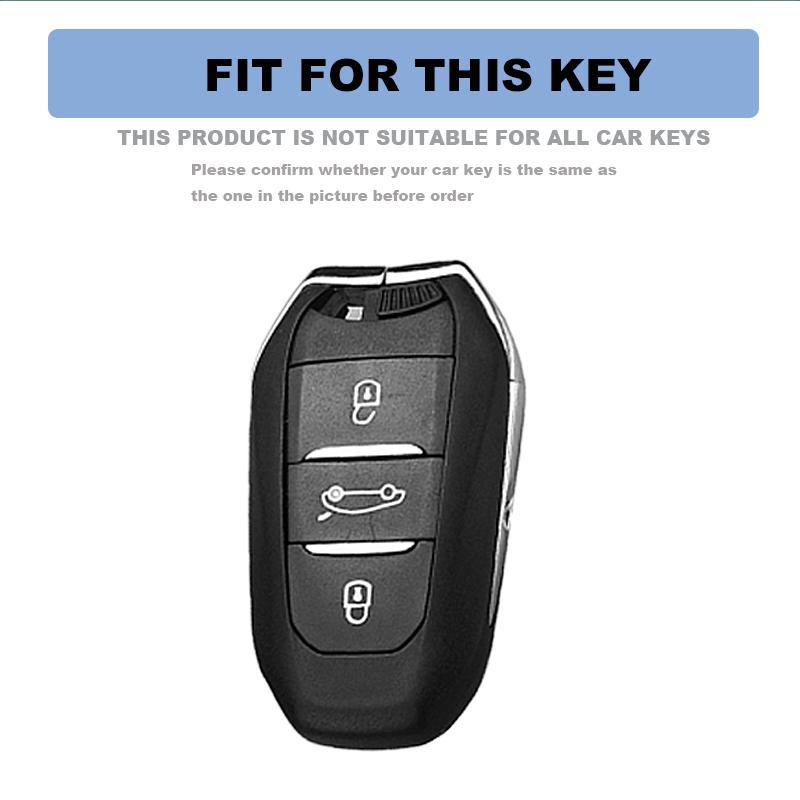 Силиконовый Чехол для Ключа без Ключа для Peugeot 308 508 2008 407 5008 301 207 208 3008 206 для Citroen C3 C4 C5 Berlingo Чехол-Защита для Пульта Автомобильного Ключа