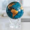MOVA Globe L World Map Series Blue Gold L With Base L No Power Auto Rotating Globe with Indoor and Natural Light L Office Desktop Decoration Unique