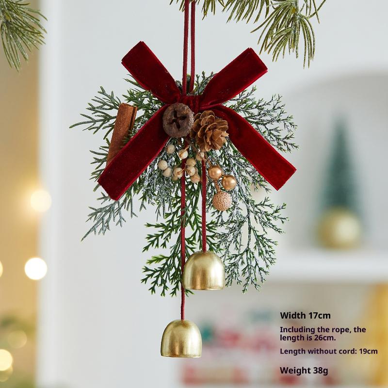 Рождественские украшения Рождественские колокольчики Гирлянда Подвеска Украшения для рождественской елки Атмосферная подвеска для сцены
