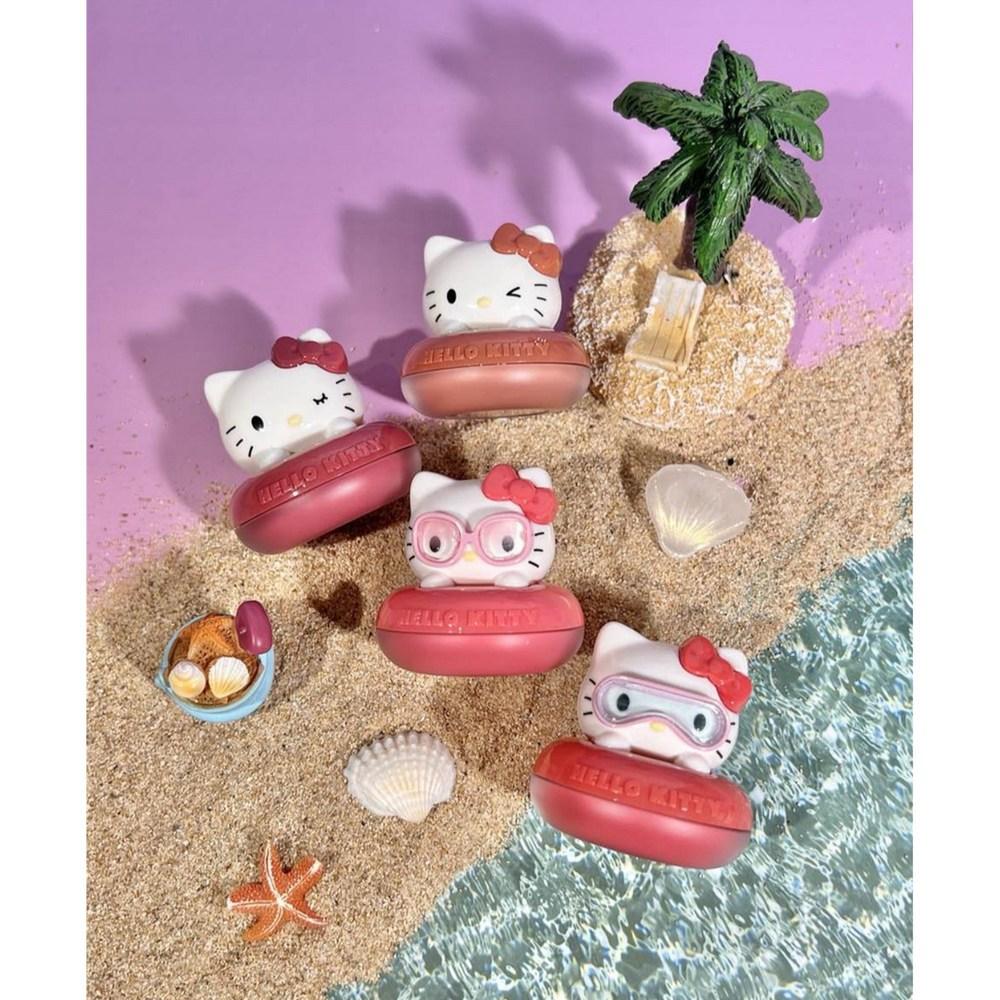 Набор косметики из коллекции She Glam Hello Kitty, тени для век, блеск для губ, спрей для тела, подводка для глаз, 1 набор