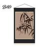Easy Hang Decorative Tapestry Mid-Century Tapestry, Wall Hanging Fabric Animals Flowers Plants Designs, Abstract Non-curling with Fringe for