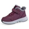 Warm Velvet Lined Non-Slip Winter High Top Walking Shoes for Elderly