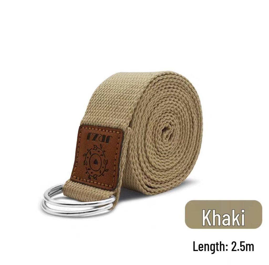 Ремень для растяжки без эластичности для вспомогательного удлинения в йоге Айенгара