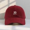 Big Head Circumference Letter Embroidery Hat Women'S Versatile Semi-Hard Top Cap Simple Casual Sunshade Baseball Cap Men