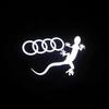 2/4PCS car door LED landing projection welcome lights for Audi Sline S3 S4 S5 S6 S7 S8 RS Gecko Quattro auto parts.