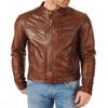 Men's Real Leather Tan Jacket