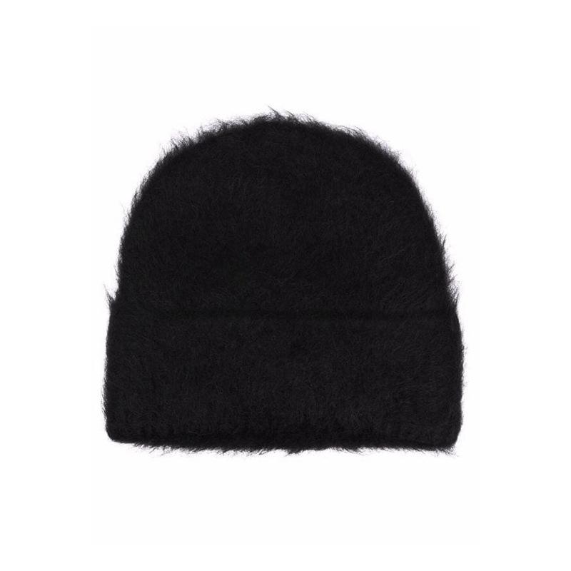 Plush Hat Women's Knitting Hat Wool Hat Winter Hats for Women Men Soft Warm Unisex Cuffed Beanie