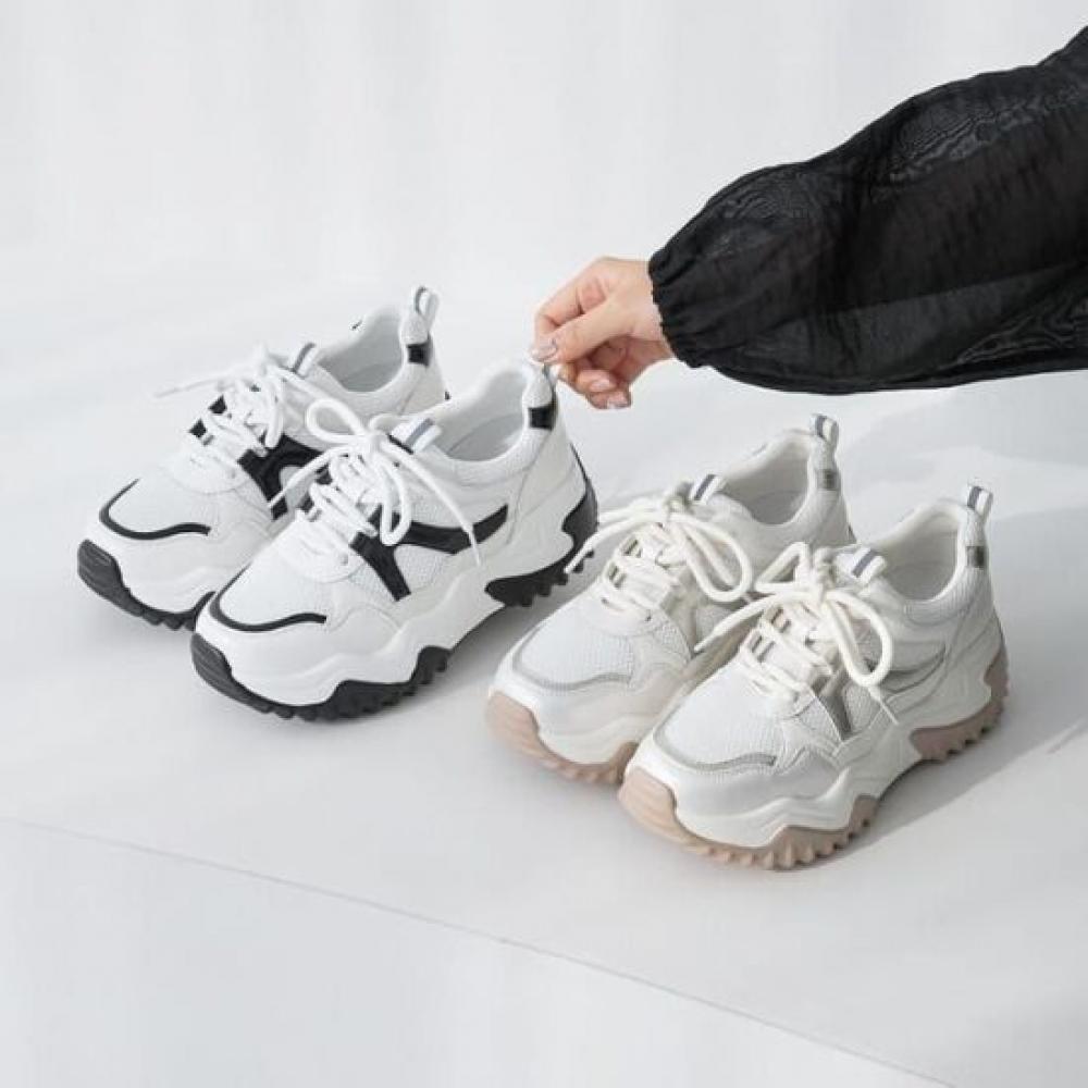 Jisyu Neski Platform Mesh Sneakers 6cm