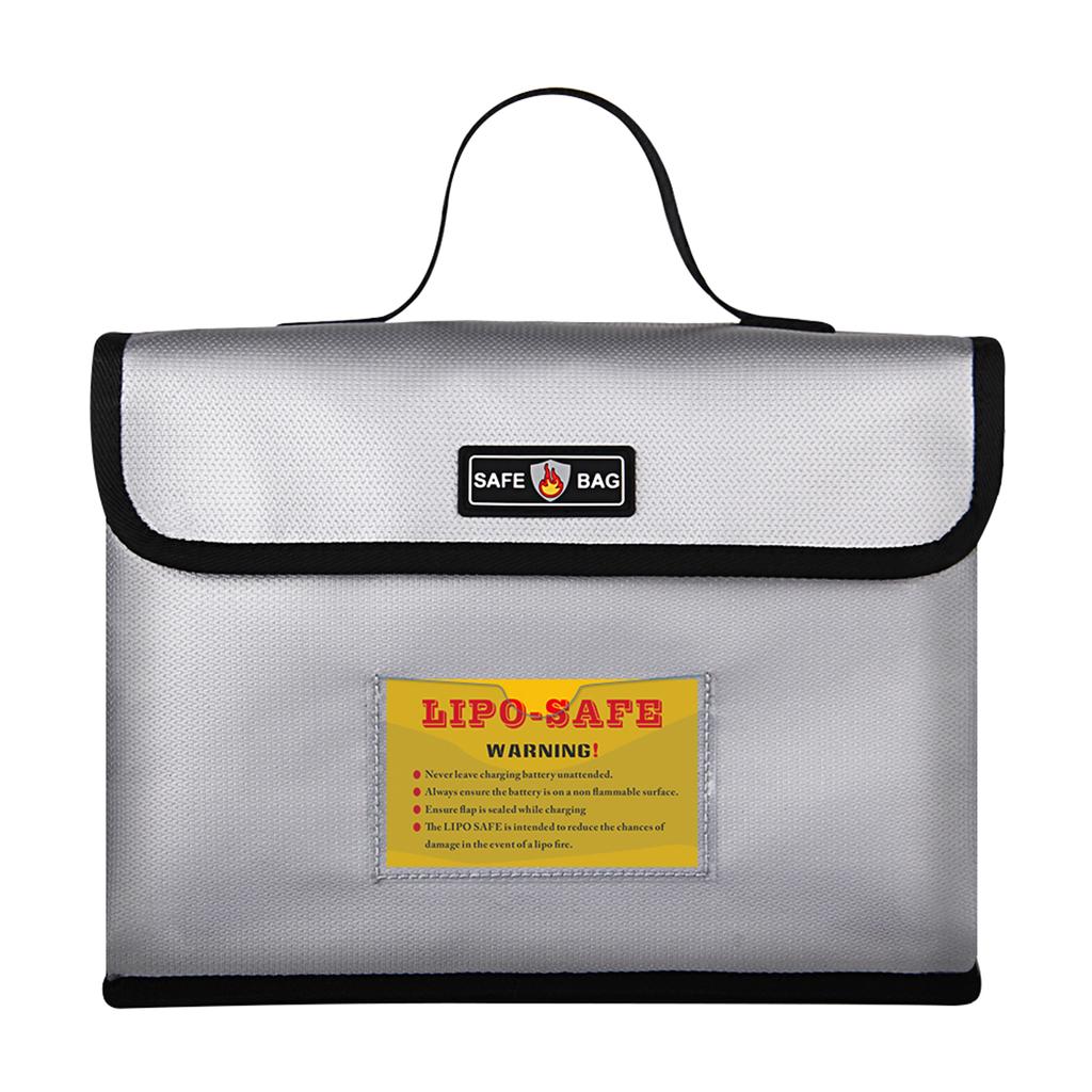 Portable Fireproof Explosionproof Lipo Battery Guard Safe Bag Large Storage Space for Battery Storage and Charging with
