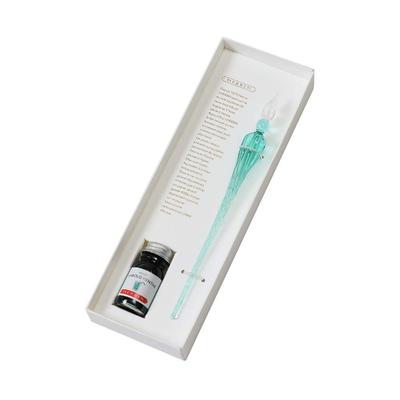 Набор чернил для стеклянной ручки Herbin в специальной коробке Tsumugi Turquoise Mini Ink Mint Green Set Французский бренд Основан в HERBIN hb21433set & [Ручная работа] & (10мл)