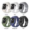 Ремешок для чехла для Apple Watch Ultra 49 мм, 45 мм, 44 мм, 41 мм, 40 мм, силиконовый ремешок для Iwatch Series 8 7 6 Se 5 4, защитный чехол-браслет