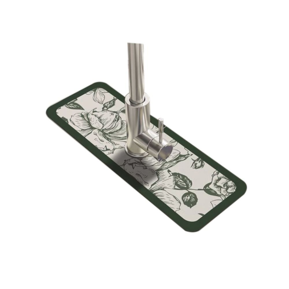 Non Slip Countertop Protection Mat Sink Splash Guard Faucet Mat Absorbent Pad Faucet Drain Pad
