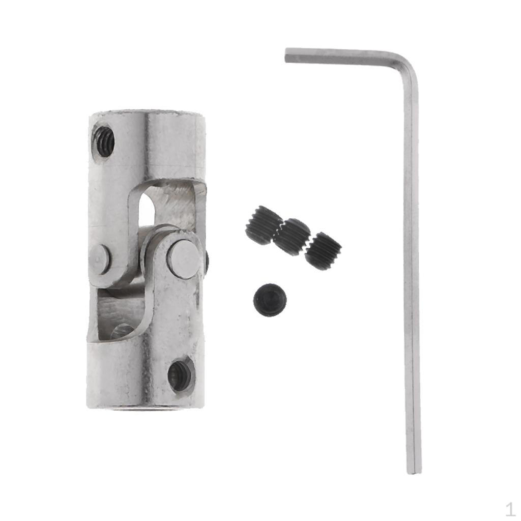 8x8mm Boat Car Shaft Coupler Motor Connector Universal Joint Coupling with Mounting
