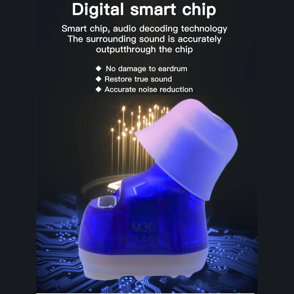 Перезаряжаемый мужской аудиофон, мини-невидимый усилитель звука, слуховой аппарат CIC Aide, цифровой скрытый слуховой аппарат для женщин, глухой аппарат