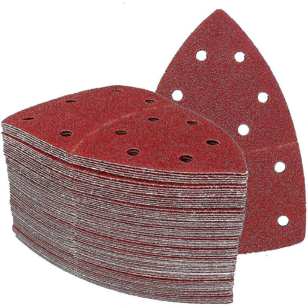25 Pieces 11 Holes 105 X 152 Mm Grit 60 For Multiple Sanders Sanding Sheets Sanding Paper - Pjun