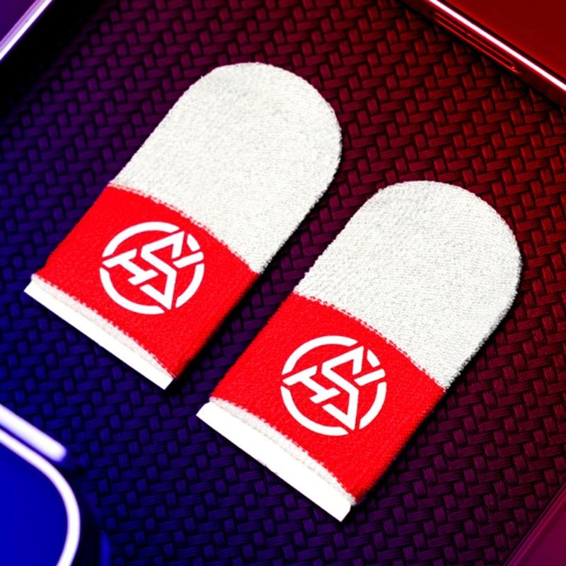 2x Дышащие Защитные Напальчники для Игр, Защищающие от Пота, с Эргономичной Прострочкой для Улучшения Игровых Результатов в Шутерах