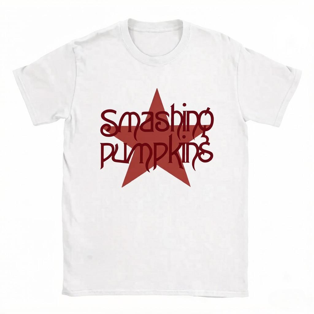 Smash Pumpkins Pounds Embroidered TShirt Creative Design Suitable for Both Unisex and Women Streetwear TShirt