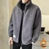 Men's 2024 Autumn/Winter Lambswool Fleece Jacket - Thick, Trendy, and Stylish