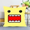 Cute Domo-Kun Pillowcase Toon Gift Cushion Cover Bedroom Home Sofa Chair Seat Decor Pillow Case