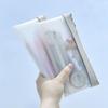 1PCS Clear Pencil Pouch Pencil Case Pencil Bag Pen Holder with Zipper for Kids Transparent Makeup Pouches Pen Organizer Stationery