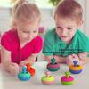 6Pcs/Set Stress Relief Thumb Rocker Toy Textured Rocker Press Squeeze Sensory Toy Concentration Aid Anxiety Relieving Fidget Toy