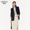 GOELIA Spring Relaxed One-Button Blazer