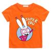 2026новый Super Lou Детская футболка в стиле Саймон Супер Кролик Высокое качество 100% Хлопок Футболка С круглым вырезом Для мальчиков/девочек Кавайная футболка