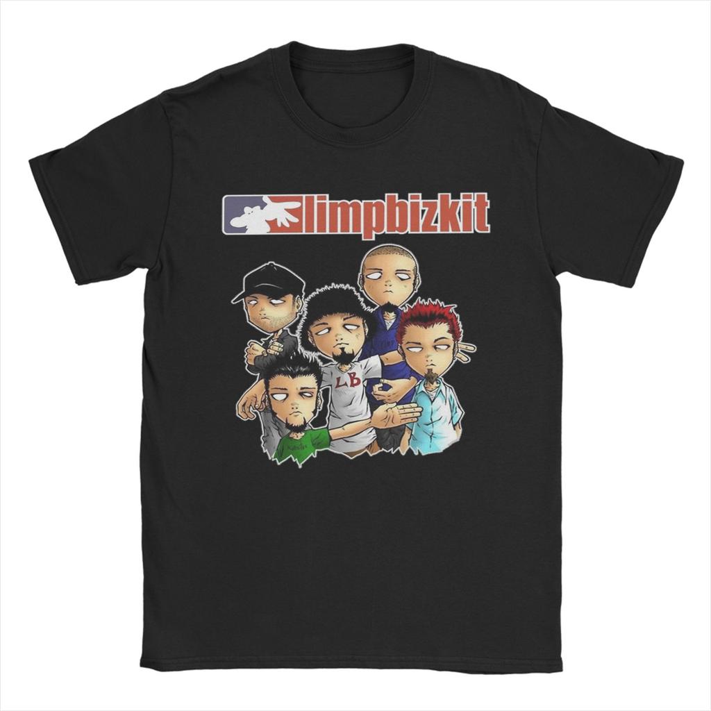 Limp Bizkit Band T Shirt Men Pure Cotton Novelty T-Shirts O Neck Tees Short Sleeve Clothing Graphic