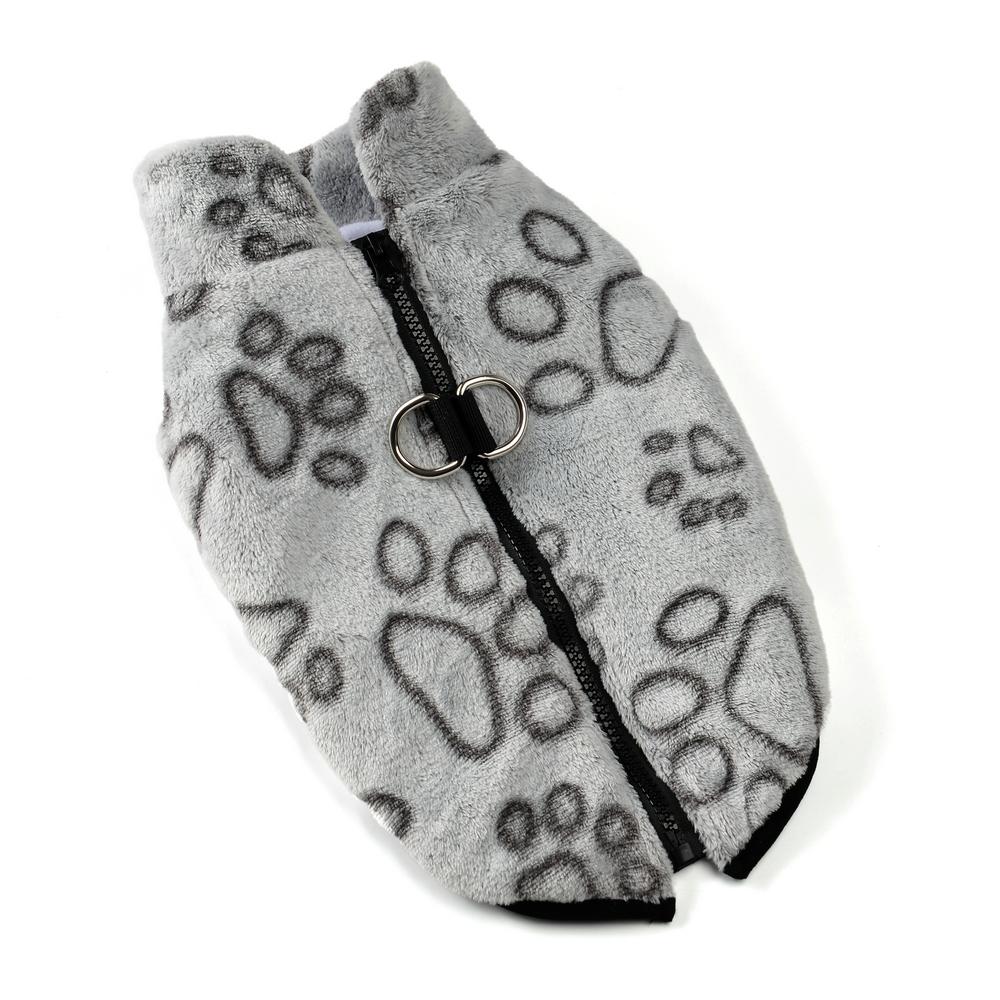 Толстовка с капюшоном для собак с милым принтом, жилет, зимняя теплая одежда для домашних животных, толстовка для французского бульдога, куртка для щенков, собак, кошек, одежда для домашних животных